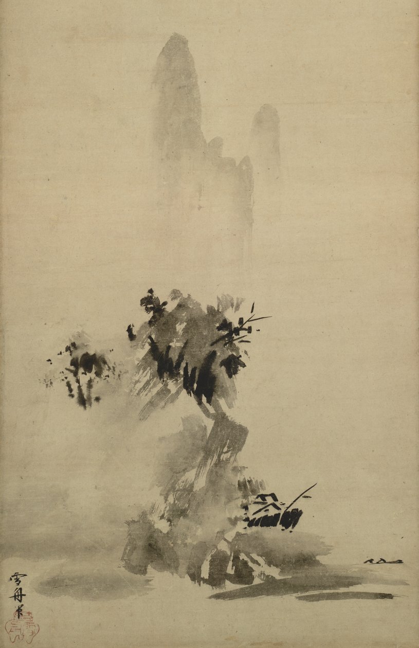Haboku-Sansui | Toyo Sesshu | Impressão de arte